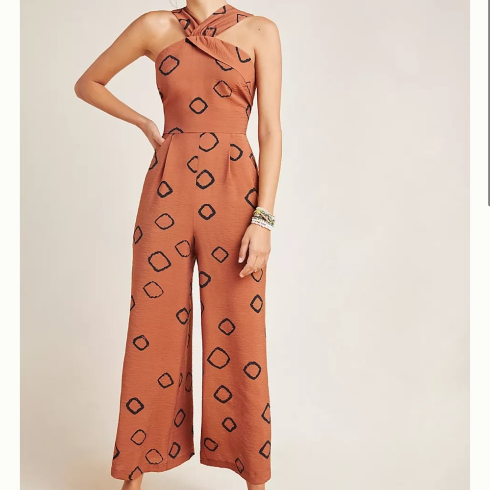 Anthropologie NWT Eva Franco Cedar Jumpsuit - Picture 1 of 9